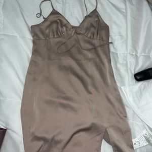 Garage Silk mini dress